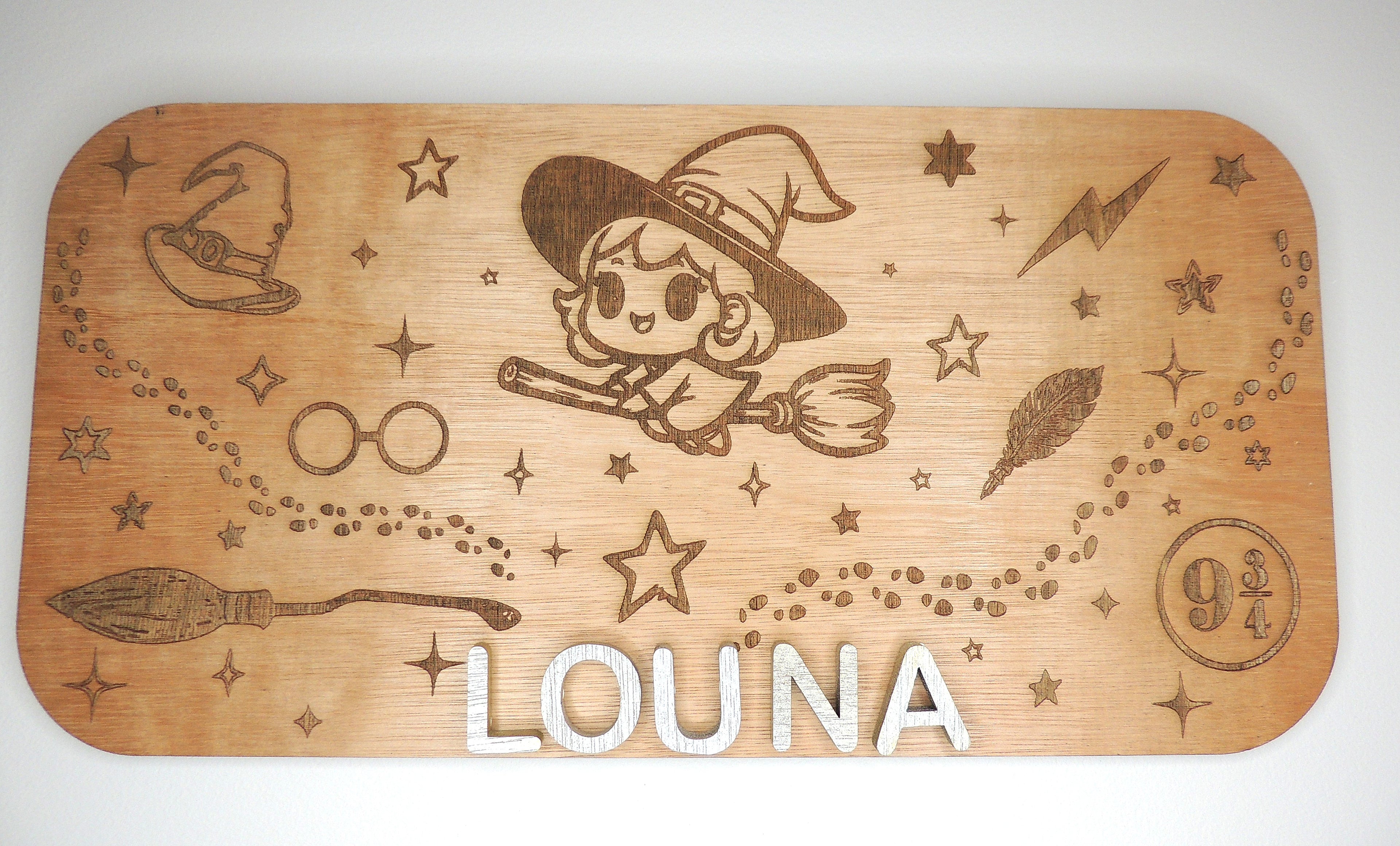 Décoration de porte personnalisée pour enfant 8 modèles au choix