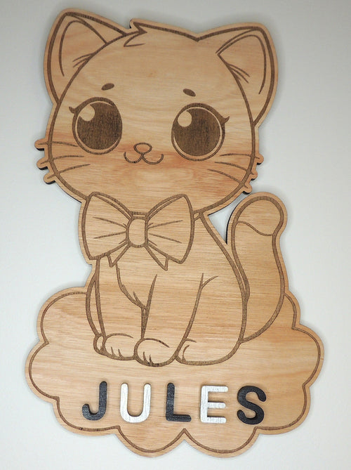 Décoration de porte personnalisée pour enfant 8 modèles au choix