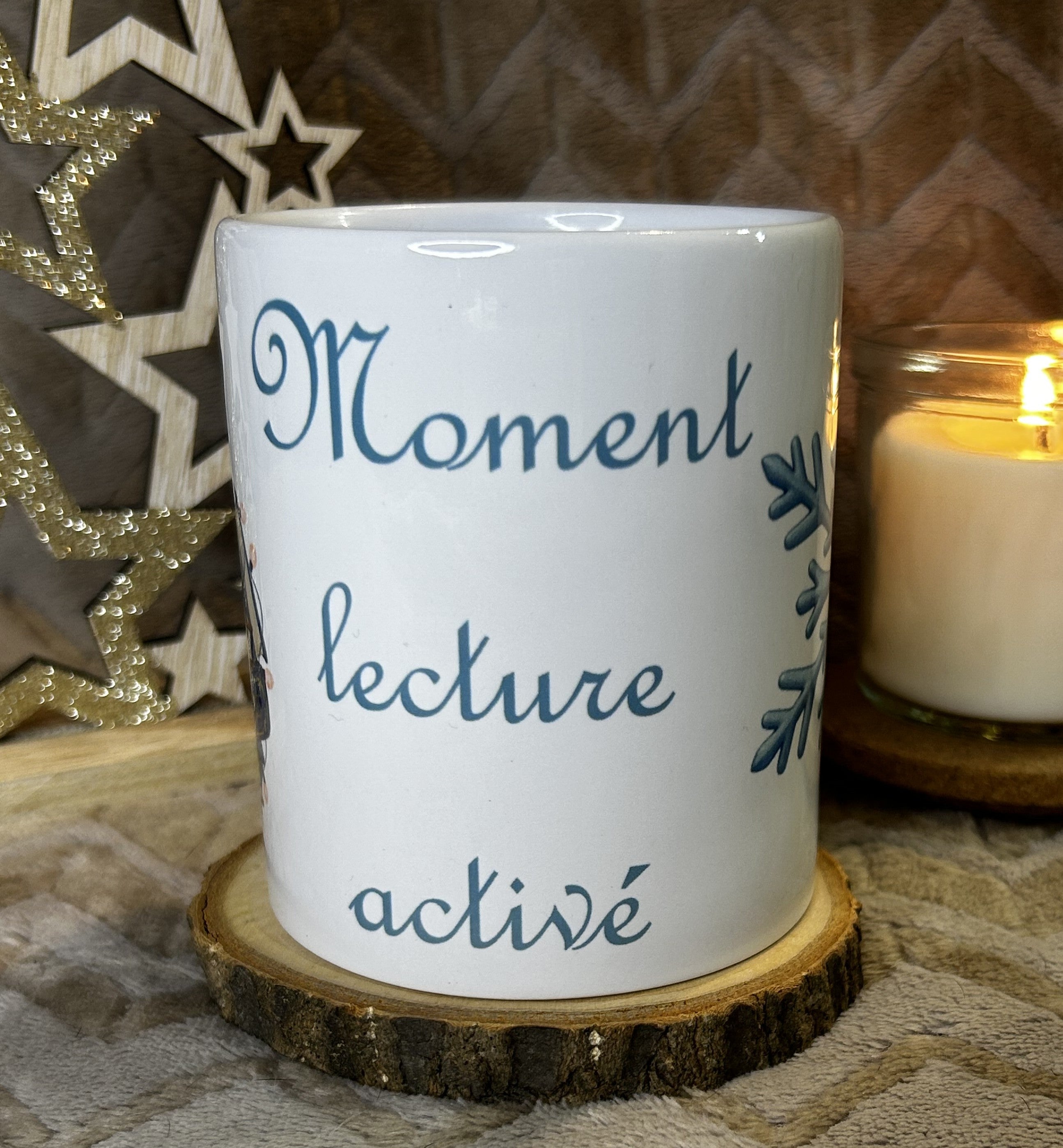 mug moment lecture activé à personnaliser