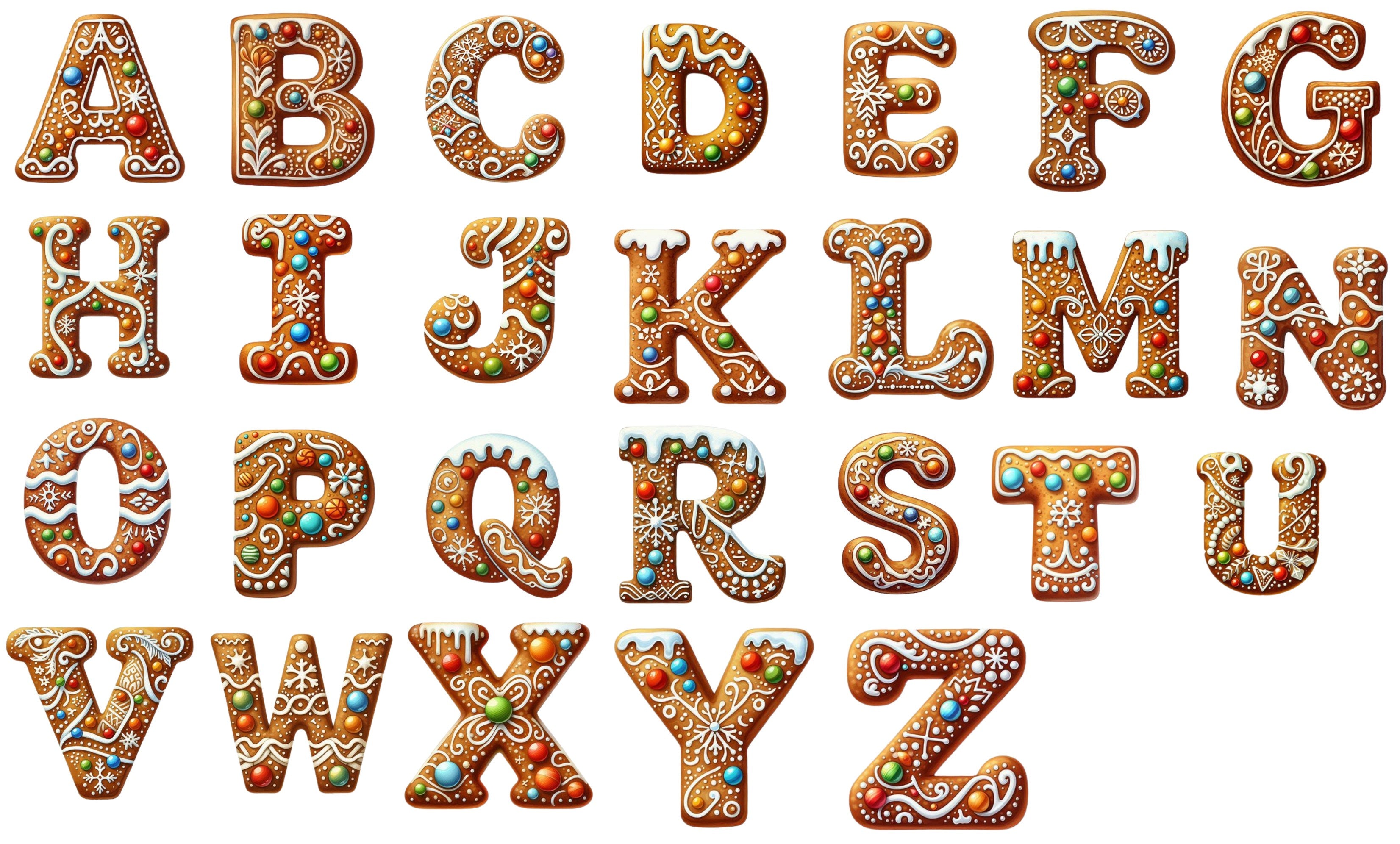 mug noeud + lettre en pain d'épices de Noël à personnaliser