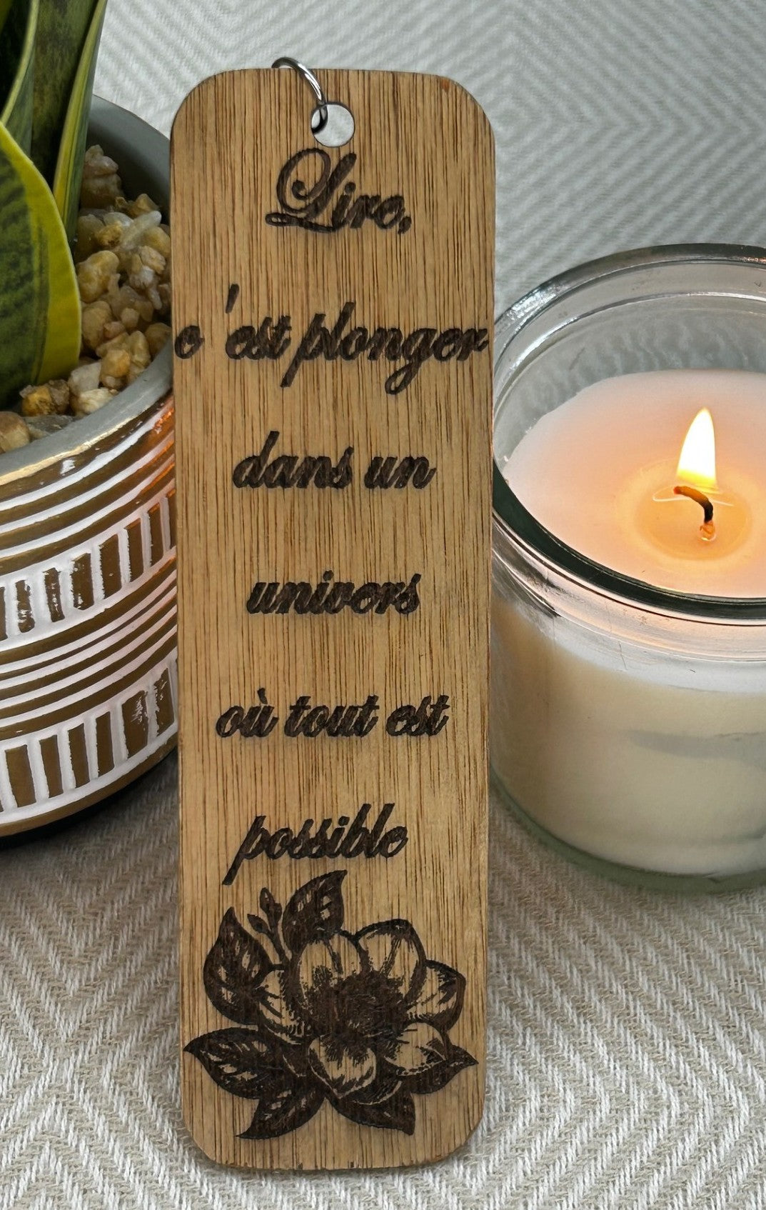 Marque pages naturel au choix - Format petit ou grand à personnaliser