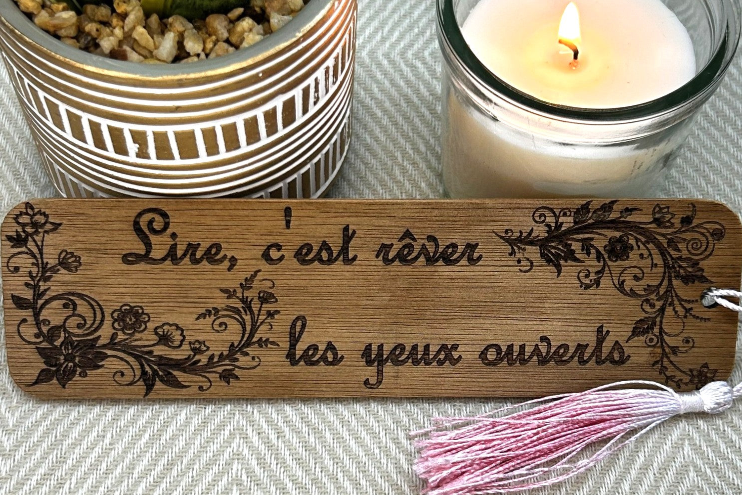 Marque pages naturel au choix - Format petit ou grand à personnaliser