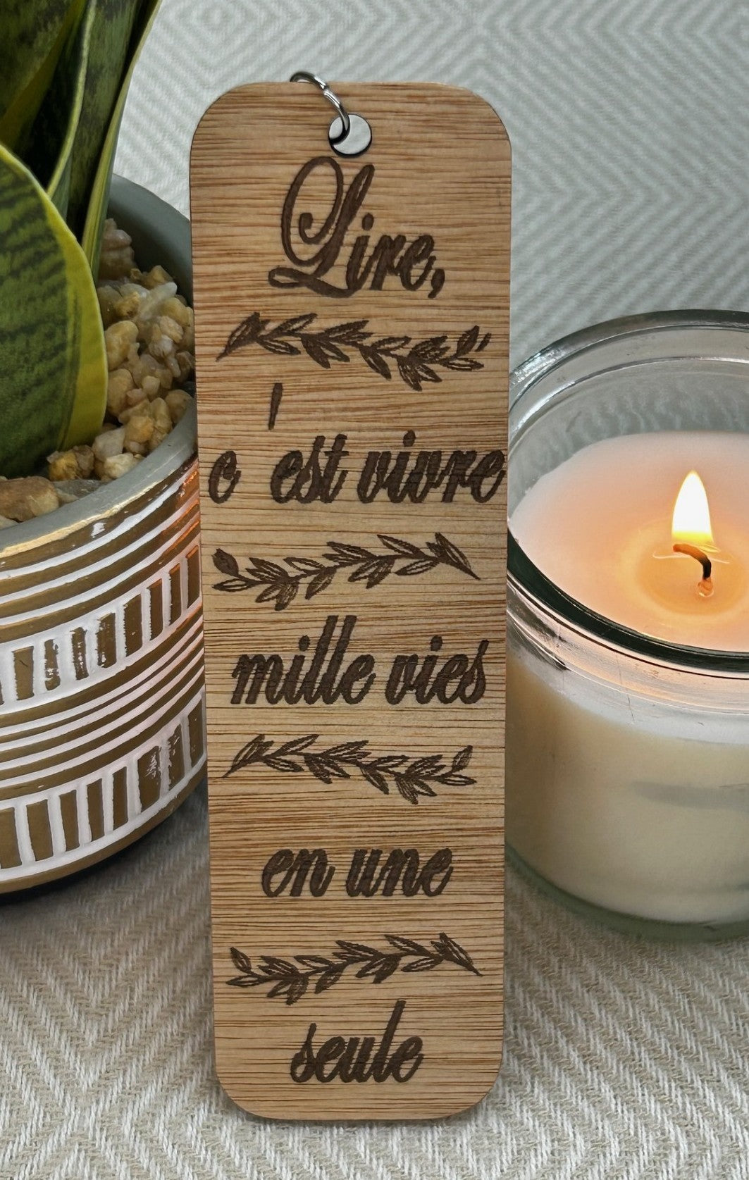 Marque pages citation inspirante au choix - Format petit ou grand à personnaliser