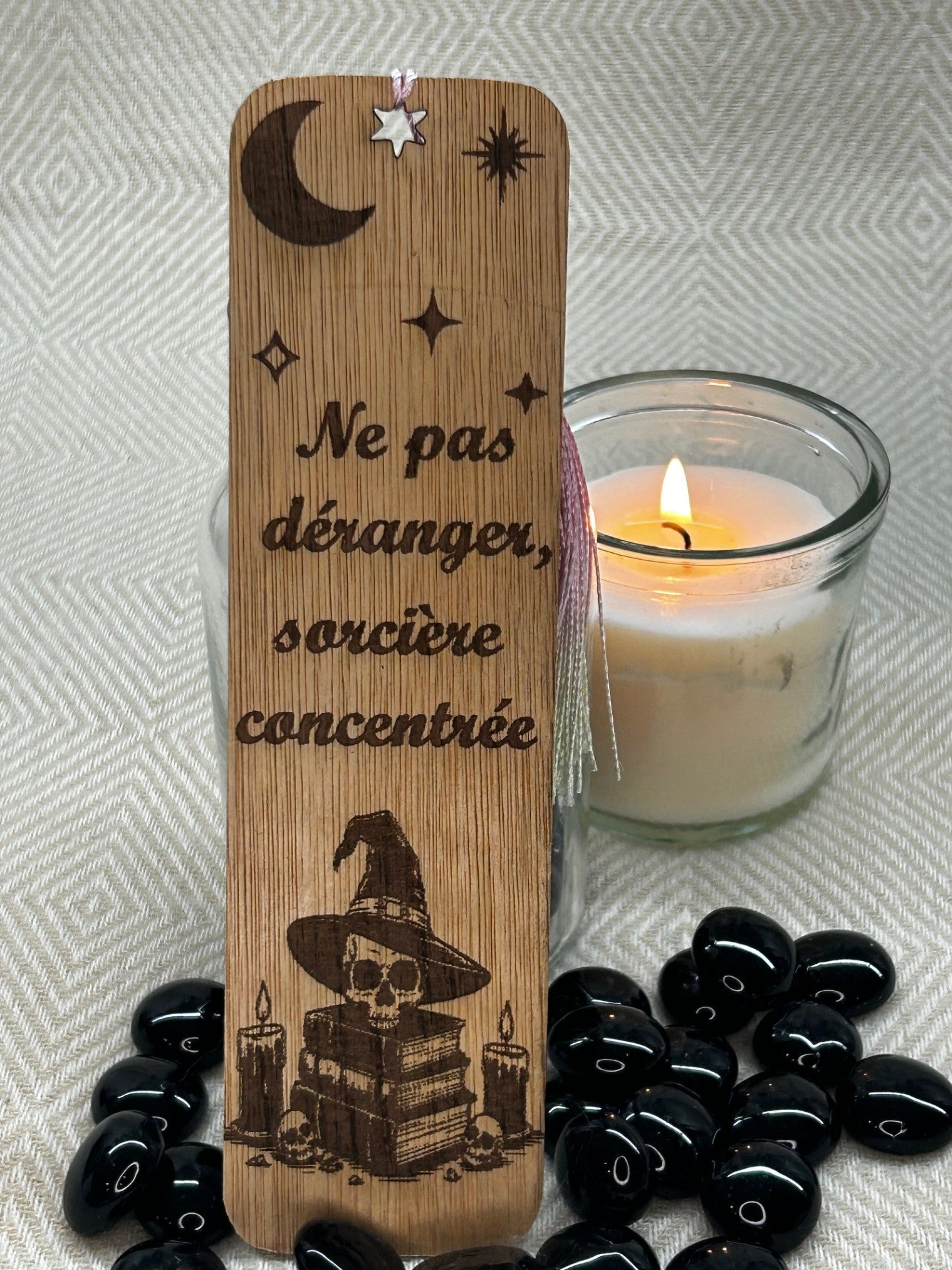 Marque pages sorcière au choix - Format petit ou grand à personnaliser