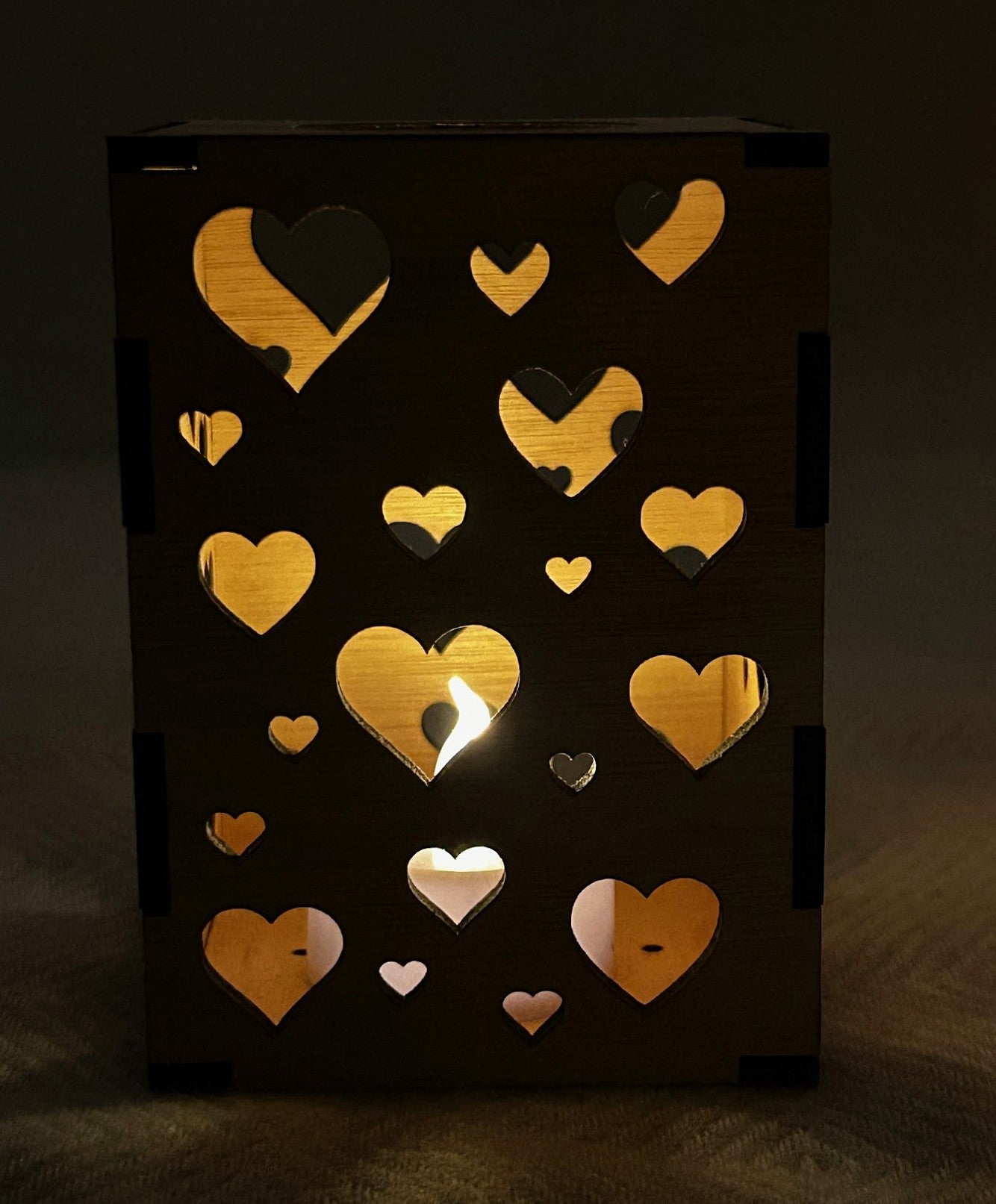 Photophore en bois design naturel et bien être au choix à personnaliser